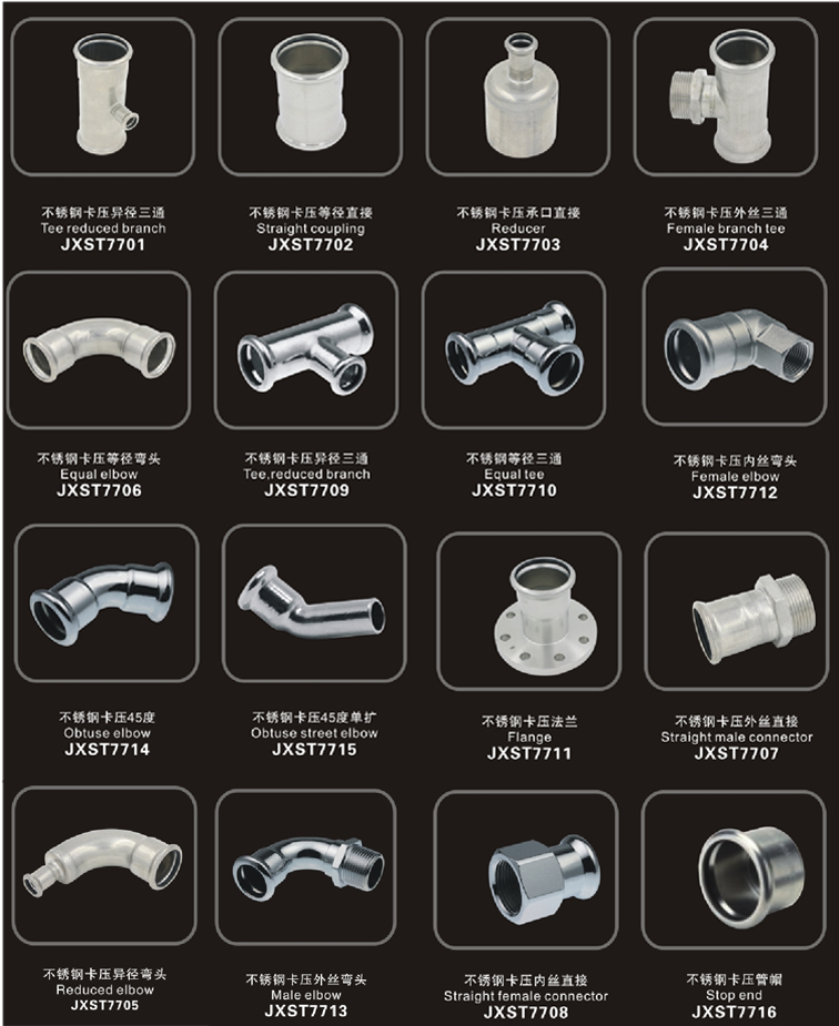 stainless steel pressfit series